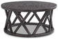 Sharzane Round Cocktail Table at Walker Mattress and Furniture Locations in Cedar Park and Belton TX.