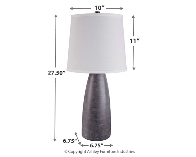 Shavontae Poly Table Lamp (2/CN) at Walker Mattress and Furniture Locations in Cedar Park and Belton TX.