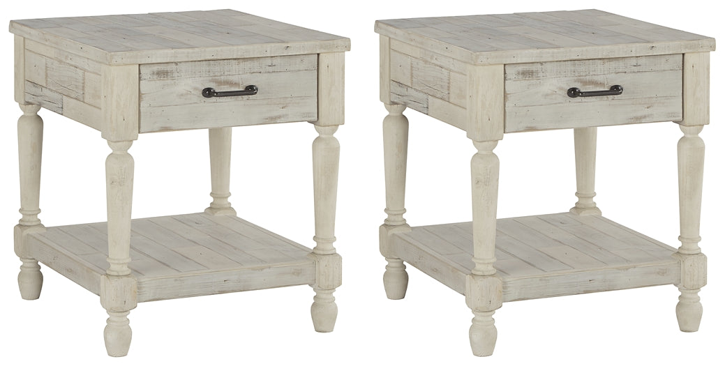Shawnalore 2 End Tables at Walker Mattress and Furniture Locations in Cedar Park and Belton TX.