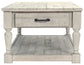 Shawnalore Rectangular Cocktail Table at Walker Mattress and Furniture Locations in Cedar Park and Belton TX.