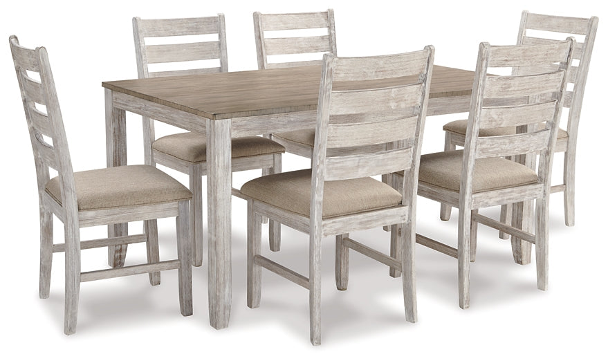 Skempton Dining Room Table Set (7/CN) at Walker Mattress and Furniture Locations in Cedar Park and Belton TX.