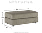 Soletren Oversized Accent Ottoman at Walker Mattress and Furniture Locations in Cedar Park and Belton TX.