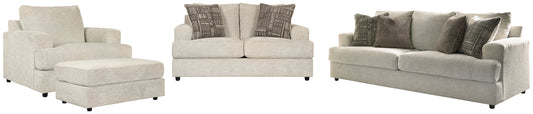 Soletren Sofa, Loveseat, Chair and Ottoman at Walker Mattress and Furniture Locations in Cedar Park and Belton TX.