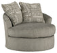 Soletren Swivel Accent Chair at Walker Mattress and Furniture Locations in Cedar Park and Belton TX.