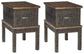 Stanah 2 End Tables at Walker Mattress and Furniture Locations in Cedar Park and Belton TX.