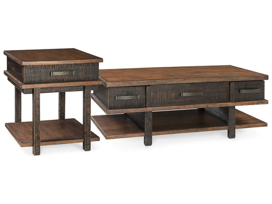 Stanah Coffee Table with 1 End Table at Walker Mattress and Furniture Locations in Cedar Park and Belton TX.