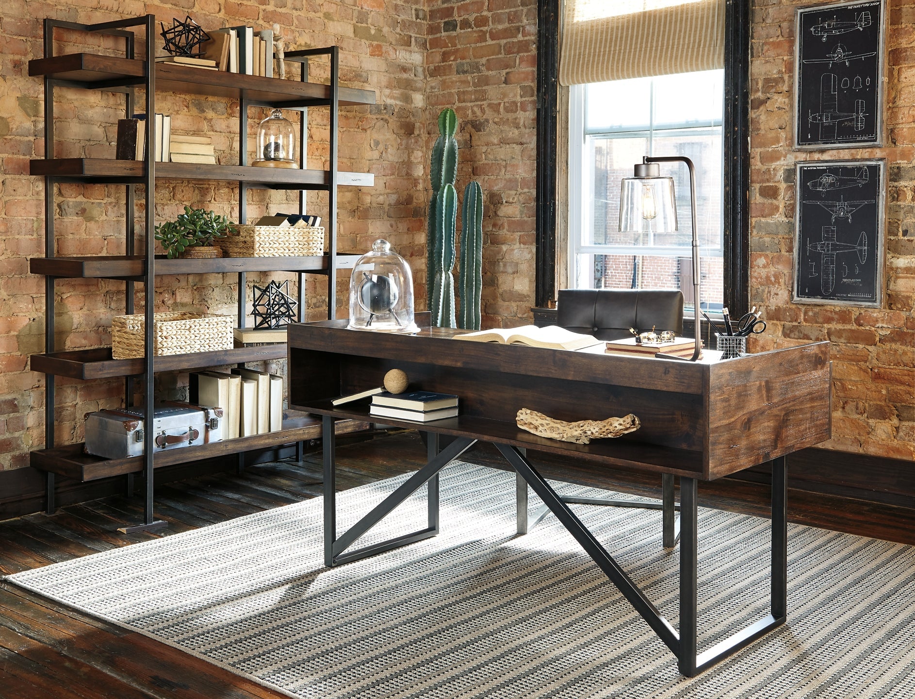 Starmore Home Office Desk at Walker Mattress and Furniture Locations in Cedar Park and Belton TX.