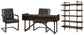 Starmore Home Office Desk with Chair and Storage at Walker Mattress and Furniture Locations in Cedar Park and Belton TX.