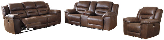 Stoneland Sofa, Loveseat and Recliner at Walker Mattress and Furniture Locations in Cedar Park and Belton TX.