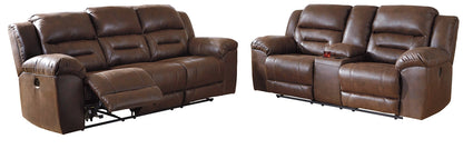 Stoneland Sofa and Loveseat at Walker Mattress and Furniture Locations in Cedar Park and Belton TX.