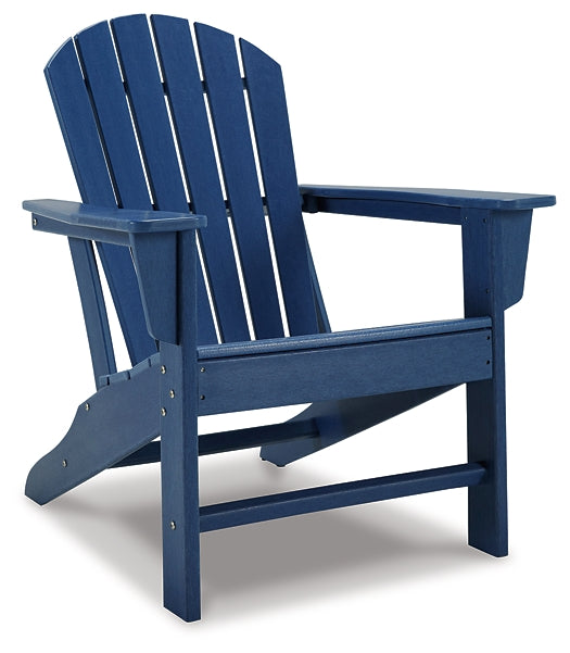 Sundown Treasure 2 Adirondack Chairs with End table at Walker Mattress and Furniture Locations in Cedar Park and Belton TX.