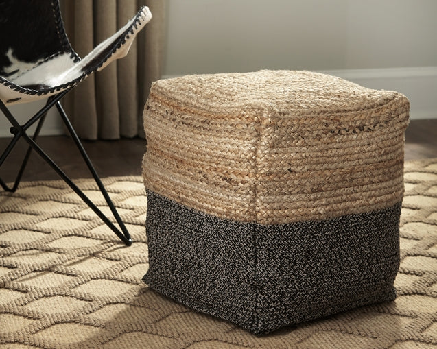 Sweed Valley Pouf at Walker Mattress and Furniture Locations in Cedar Park and Belton TX.