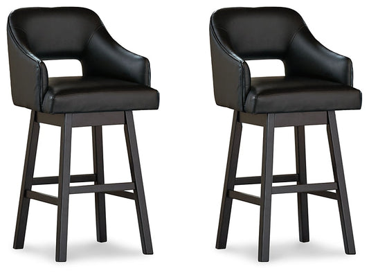 Tallenger 2-Piece Bar Stool at Walker Mattress and Furniture Locations in Cedar Park and Belton TX.