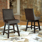 Tallenger 2-Piece Bar Stool at Walker Mattress and Furniture Locations in Cedar Park and Belton TX.