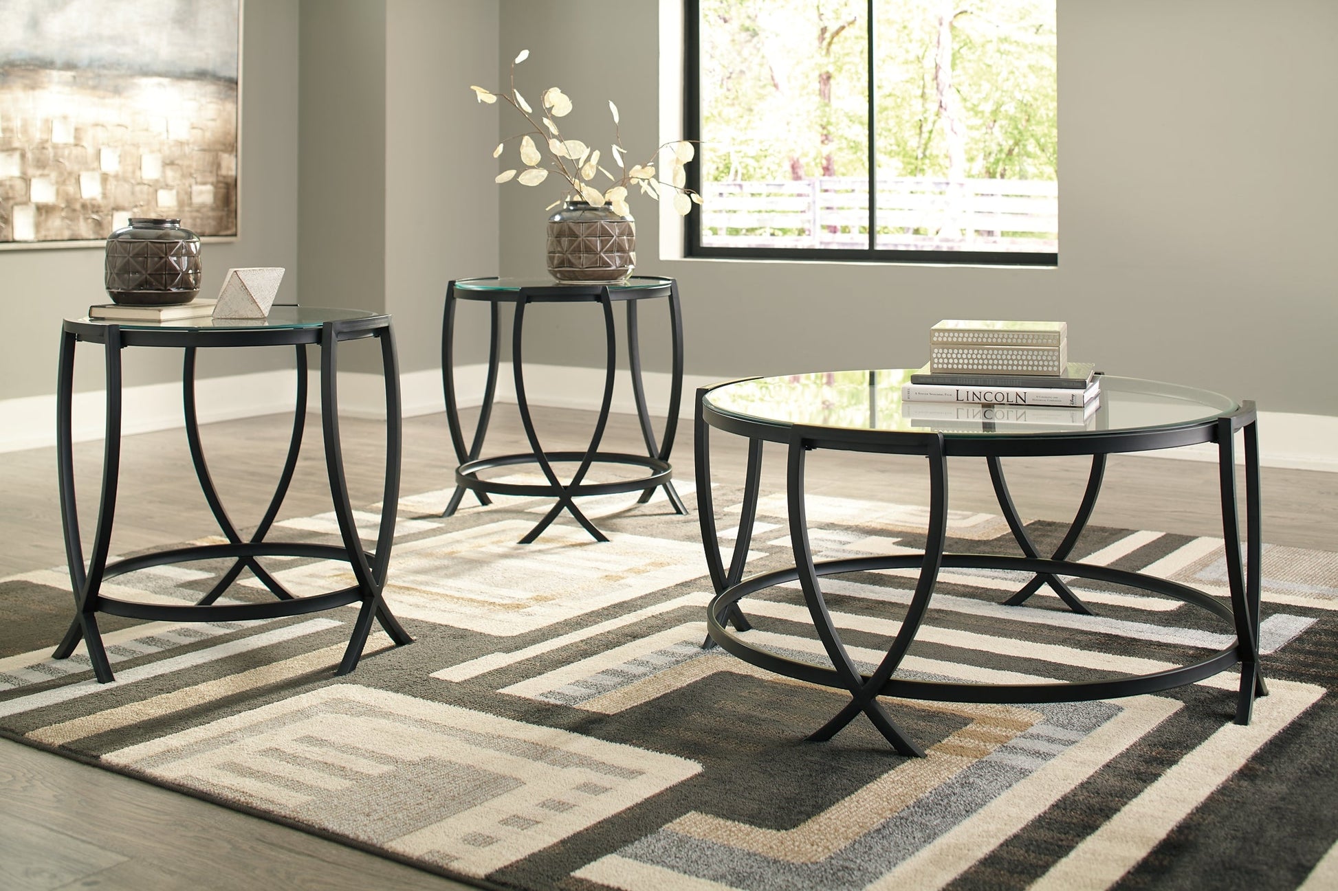 Tarrin Occasional Table Set (3/CN) at Walker Mattress and Furniture Locations in Cedar Park and Belton TX.