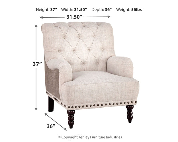 Tartonelle Accent Chair at Walker Mattress and Furniture Locations in Cedar Park and Belton TX.
