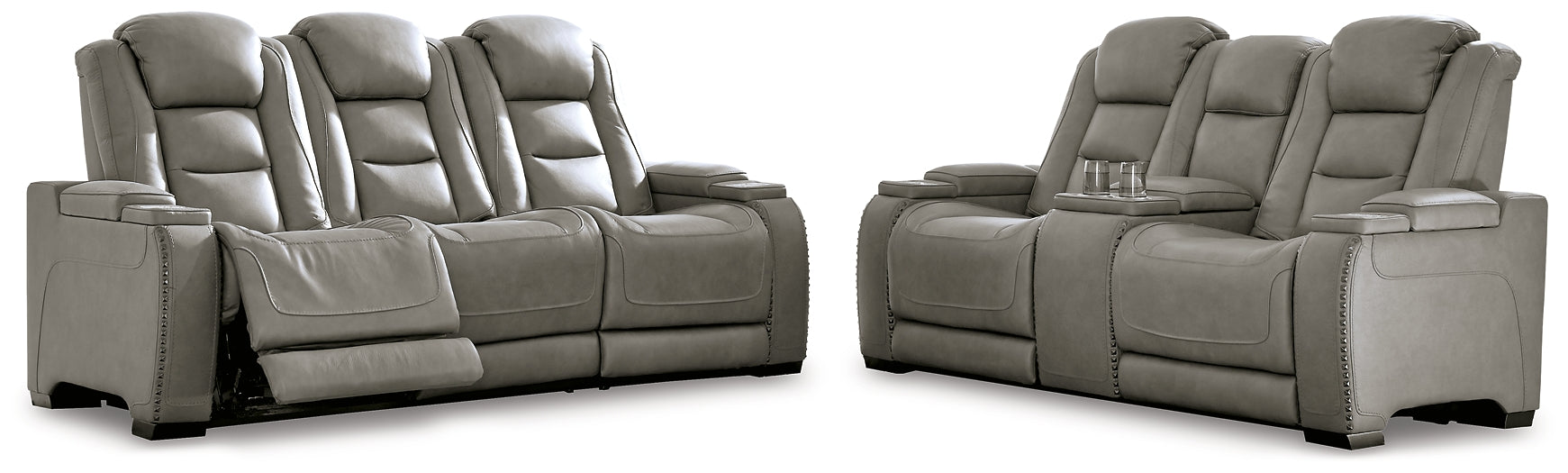 The Man-Den Sofa and Loveseat at Walker Mattress and Furniture Locations in Cedar Park and Belton TX.
