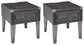 Todoe 2 End Tables at Walker Mattress and Furniture Locations in Cedar Park and Belton TX.