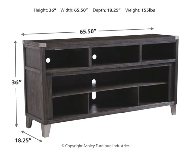 Todoe LG TV Stand w/Fireplace Option at Walker Mattress and Furniture Locations in Cedar Park and Belton TX.