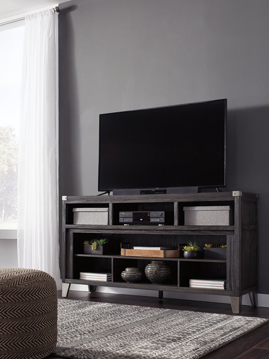 Todoe LG TV Stand w/Fireplace Option at Walker Mattress and Furniture Locations in Cedar Park and Belton TX.