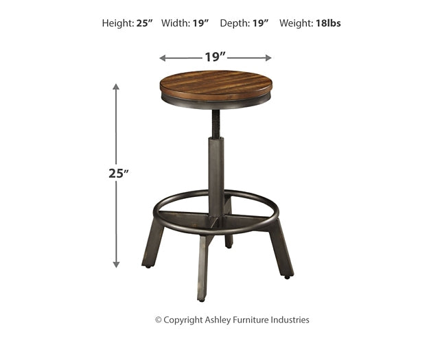 Torjin Counter Height Dining Table and 2 Barstools at Walker Mattress and Furniture Locations in Cedar Park and Belton TX.