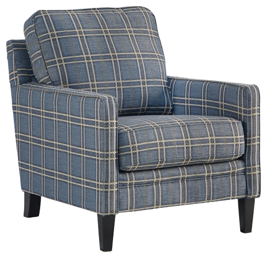 Traemore Chair and Ottoman at Walker Mattress and Furniture Locations in Cedar Park and Belton TX.