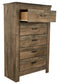 Trinell Five Drawer Chest at Walker Mattress and Furniture Locations in Cedar Park and Belton TX.