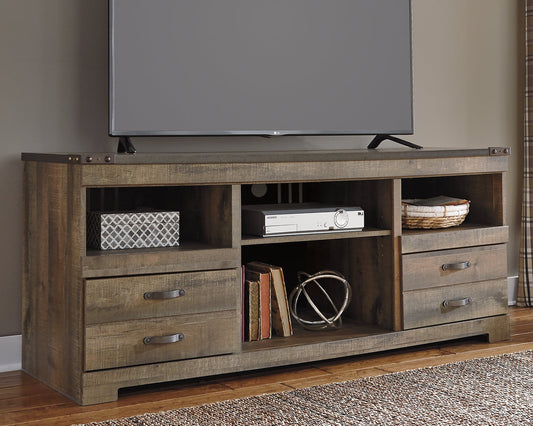 Trinell LG TV Stand w/Fireplace Option at Walker Mattress and Furniture Locations in Cedar Park and Belton TX.