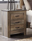 Trinell Two Drawer Night Stand at Walker Mattress and Furniture Locations in Cedar Park and Belton TX.