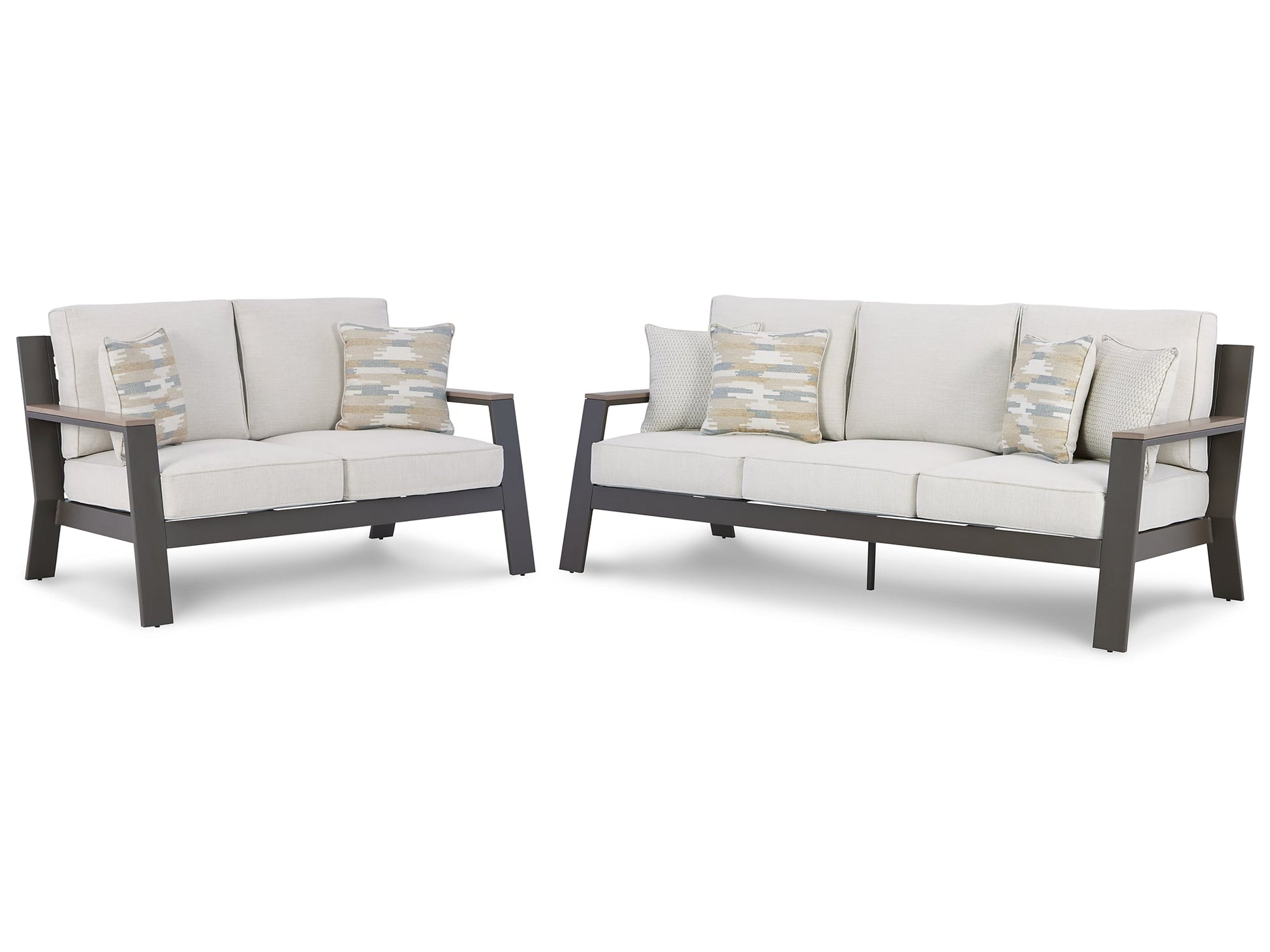Tropicava Outdoor Sofa and Loveseat at Walker Mattress and Furniture Locations in Cedar Park and Belton TX.