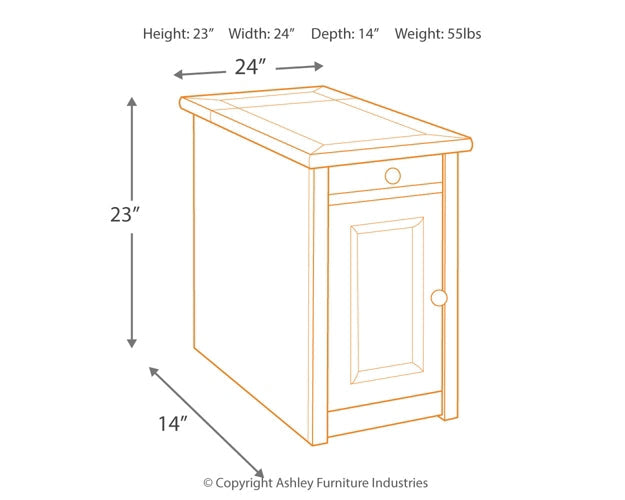 Tyler Creek 2 End Tables at Walker Mattress and Furniture Locations in Cedar Park and Belton TX.