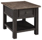 Tyler Creek 2 End Tables at Walker Mattress and Furniture Locations in Cedar Park and Belton TX.