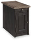 Tyler Creek Chair Side End Table at Walker Mattress and Furniture Locations in Cedar Park and Belton TX.
