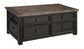 Tyler Creek Coffee Table with 2 End Tables at Walker Mattress and Furniture Locations in Cedar Park and Belton TX.