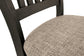 Tyler Creek Dining Table and 4 Chairs and Bench at Walker Mattress and Furniture Locations in Cedar Park and Belton TX.