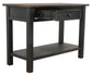 Tyler Creek Sofa Table at Walker Mattress and Furniture Locations in Cedar Park and Belton TX.