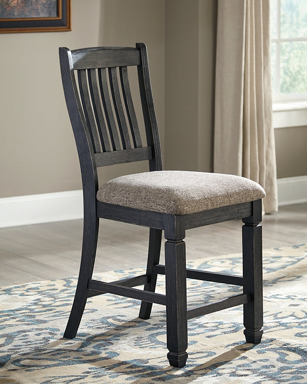 Tyler Creek Upholstered Barstool (2/CN) at Walker Mattress and Furniture Locations in Cedar Park and Belton TX.