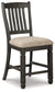 Tyler Creek Upholstered Barstool (2/CN) at Walker Mattress and Furniture Locations in Cedar Park and Belton TX.