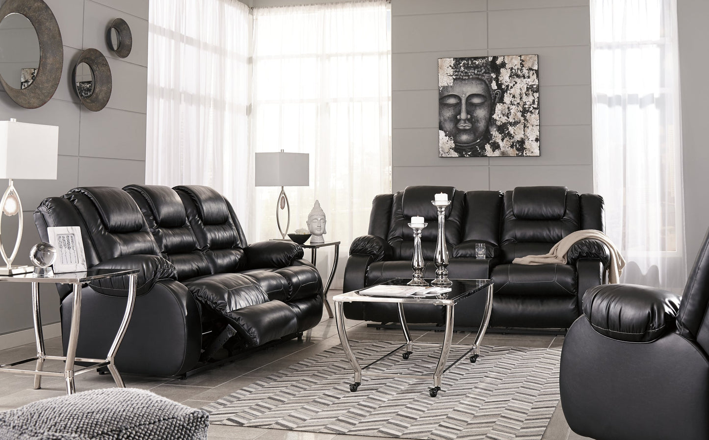 Vacherie Sofa, Loveseat and Recliner at Walker Mattress and Furniture Locations in Cedar Park and Belton TX.