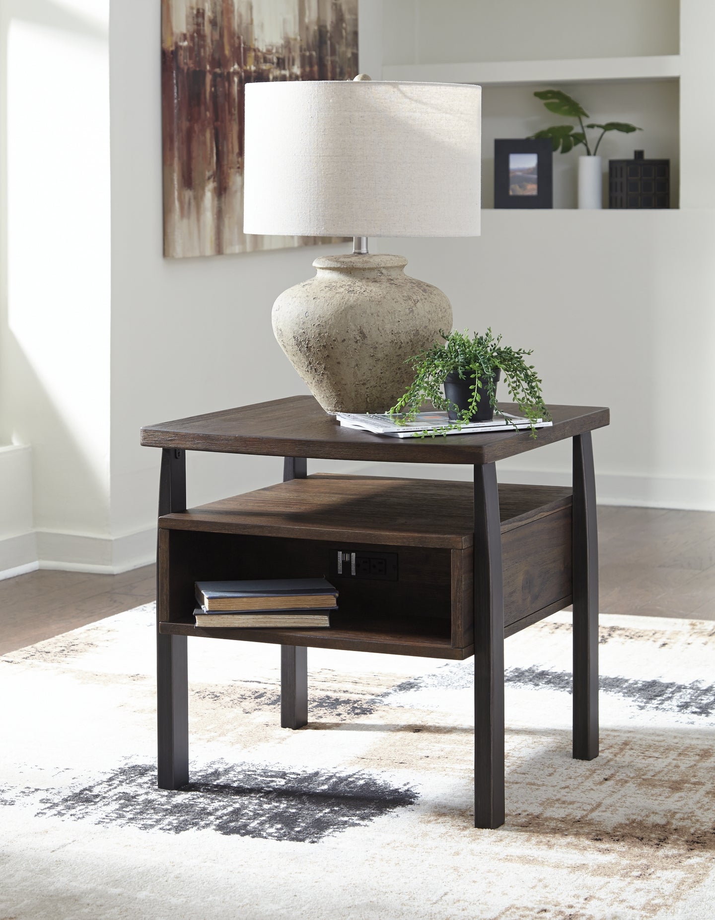 Vailbry Rectangular End Table at Walker Mattress and Furniture Locations in Cedar Park and Belton TX.