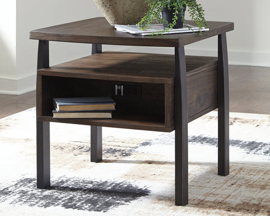 Vailbry Rectangular End Table at Walker Mattress and Furniture Locations in Cedar Park and Belton TX.