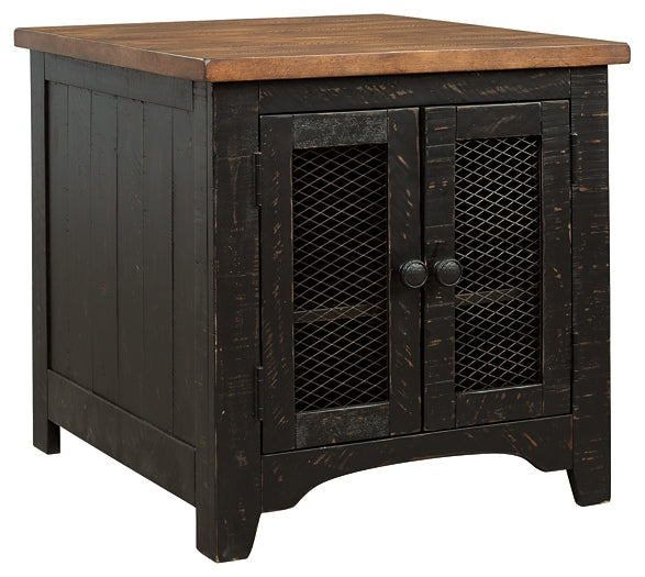 Valebeck 2 End Tables at Walker Mattress and Furniture Locations in Cedar Park and Belton TX.