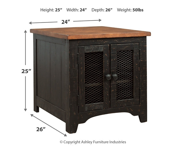 Valebeck 2 End Tables at Walker Mattress and Furniture Locations in Cedar Park and Belton TX.