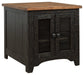 Valebeck Rectangular End Table at Walker Mattress and Furniture Locations in Cedar Park and Belton TX.