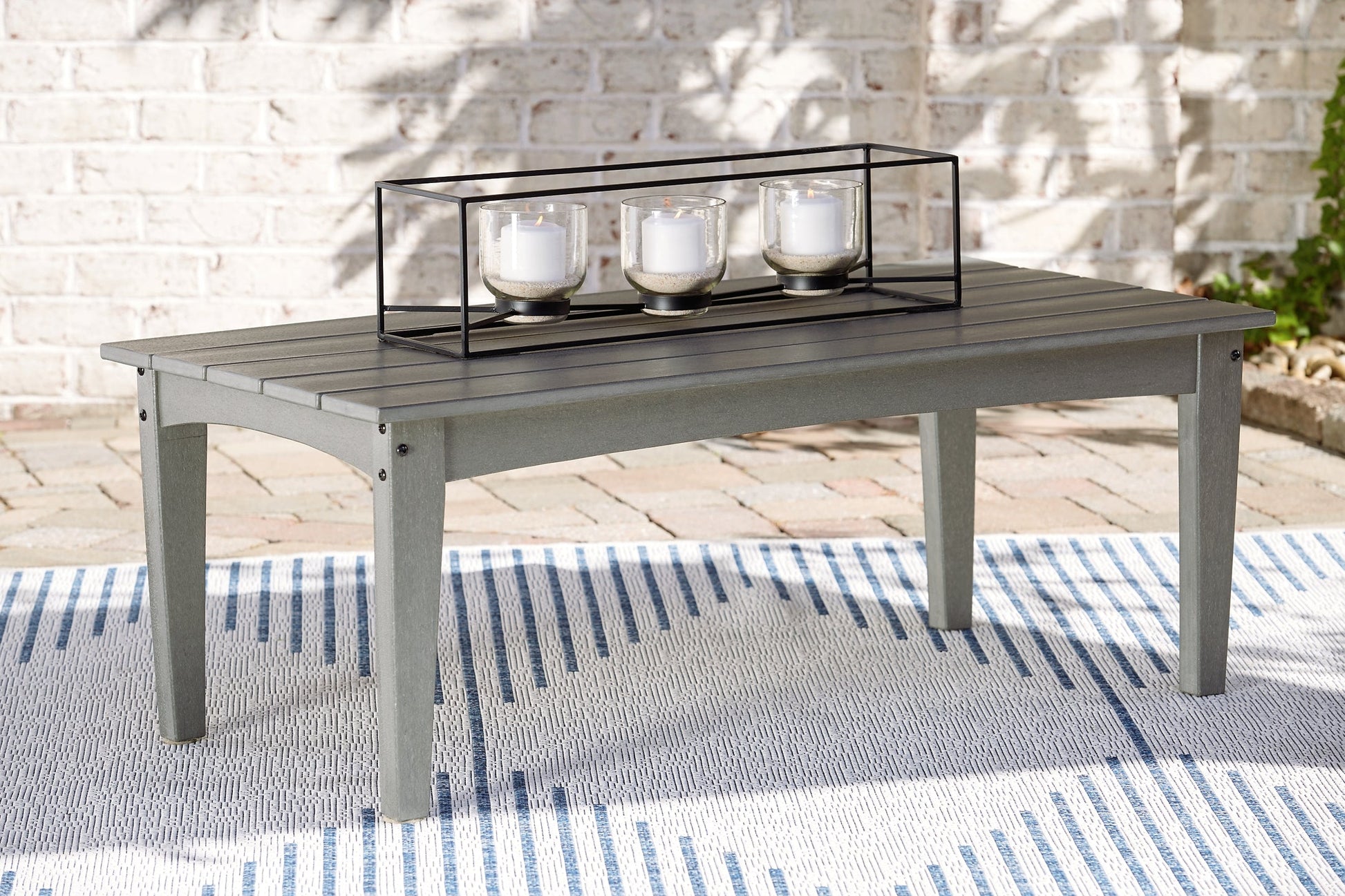 Visola Outdoor Coffee Table with 2 End Tables at Walker Mattress and Furniture Locations in Cedar Park and Belton TX.