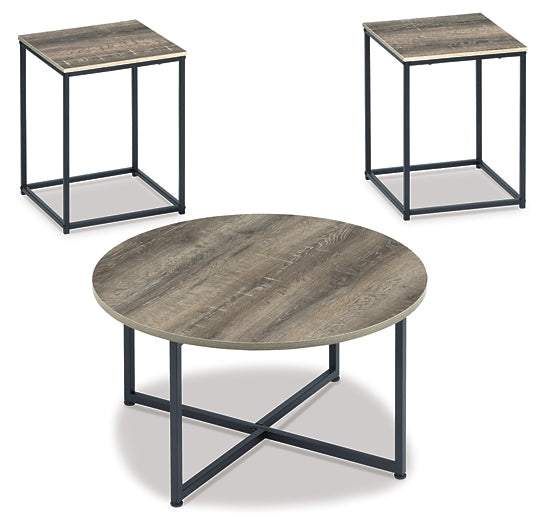 Wadeworth Occasional Table Set (3/CN) at Walker Mattress and Furniture Locations in Cedar Park and Belton TX.