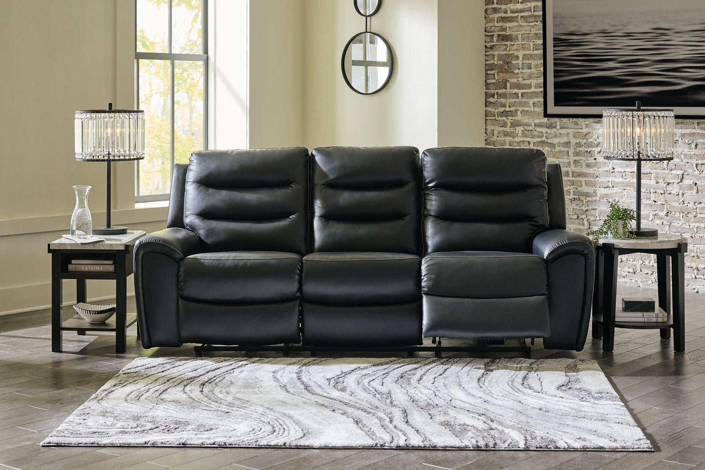 Warlin Sofa, Loveseat and Recliner at Walker Mattress and Furniture Locations in Cedar Park and Belton TX.