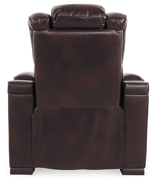 Warnerton PWR Recliner/ADJ Headrest at Walker Mattress and Furniture Locations in Cedar Park and Belton TX.