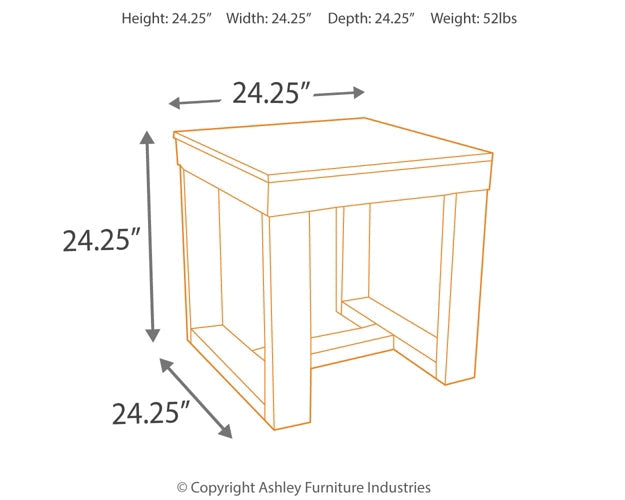 Watson 2 End Tables at Walker Mattress and Furniture Locations in Cedar Park and Belton TX.