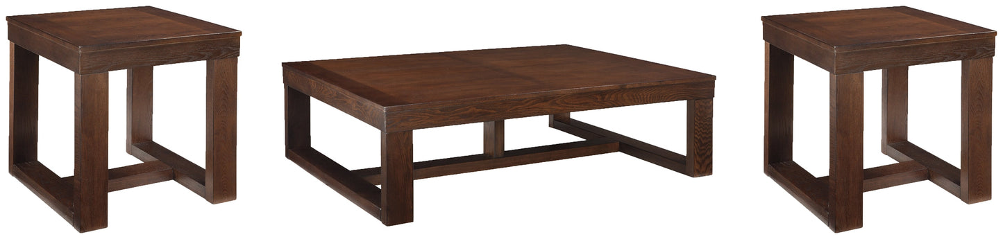 Watson Coffee Table with 2 End Tables at Walker Mattress and Furniture Locations in Cedar Park and Belton TX.